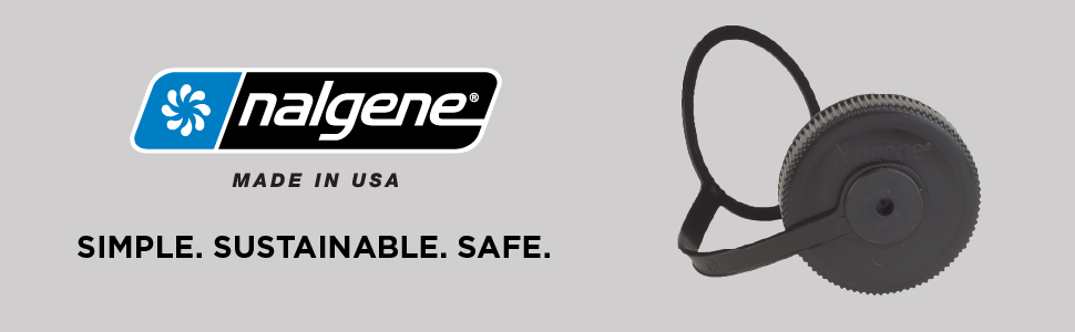 nalgene, wide mouth, cap, loop cap, water, bottle, USA, 32oz, leak proof, BPA free, BPS free,