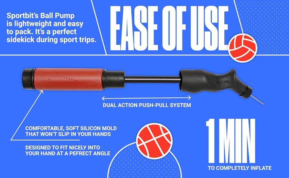 air pump for balls, hand pump for balls